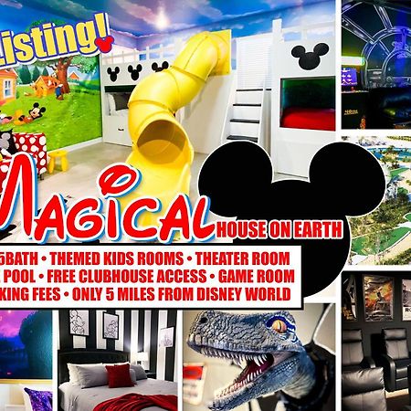 Magical Family Vacation Home Near Disney World At Storey Lake, Star Wars Gameroom, Pool, Theater, Mickey Slide, Sleeps Up To 28 Kissimmee Kültér fotó